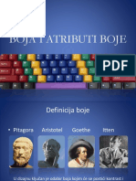 Boja I Atributi Boje