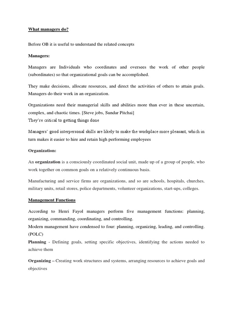 OB Unit 1 | PDF | Career & Growth