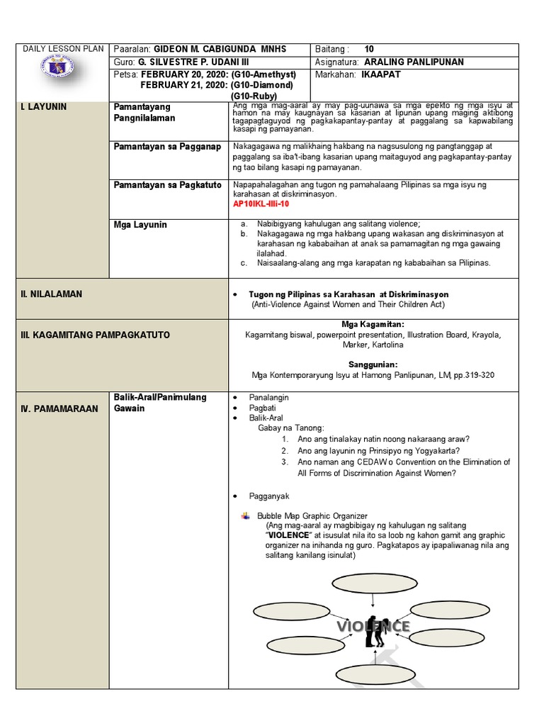 Violence Against Women and Their Children Act DLP | PDF