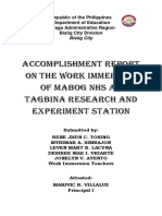 Accomplishment Report WORKIMMERSION 2019