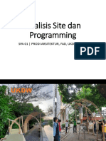 Analisis Site Dan Programming