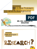 Chapter 1 - Writing the Introduction, Statement of the Problem and Research Objectives