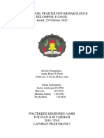 Laporan Hasil Praktikum Farmakologi Ii