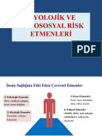 Bi̇yoloji̇k Ve Psi̇kososyal Ri̇sk Etmenleri̇