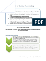 Scripts For Checking Understanding