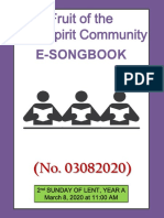 E Songbook FHS March 8 2020 2nd Sunday of Lent - Year A PDF