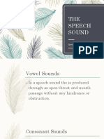 The Speech Sounds