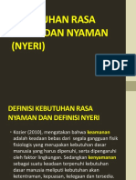 NYERI DAN KENYAMANAN