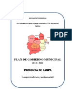 Plan de Gobierno de Moises Guillermo Apaza Ahumada