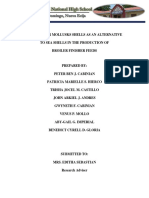 Freshwater Mollusks Shells As An Alternative To Sea Shells in The Production of Broiler Finisher Feeds 1 1