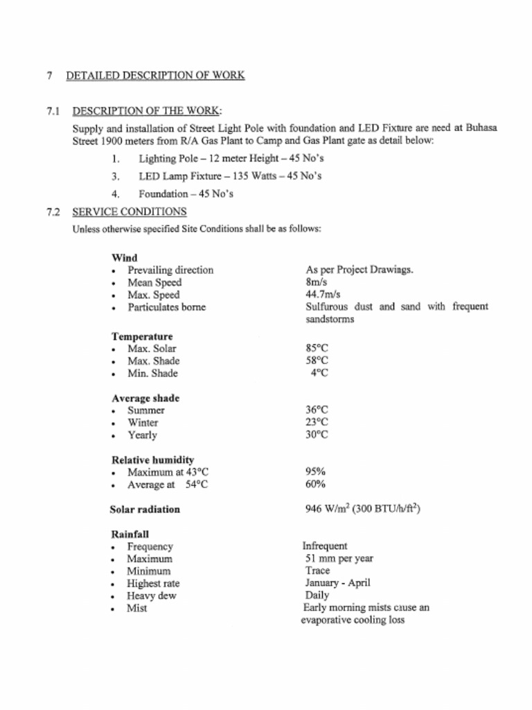 Street Lighting Specification PDF