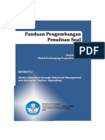 Panduan Pengembangan Penulisan Soal PDF