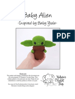 Amigurumi 170FREE Baby Yoda Inspired Fan Art Pattern