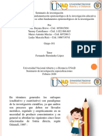 Fundamentos Epistemológicos de Investigación PDF