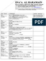 Discover Saudi Arabia 2010 Dep 16 Dec Itinerary