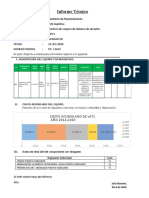 Informe Tecnico V071 - Sistema de Arrastre