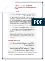 Rangkuman Materi Agama Islam Kelas XII Semester 2 Kurikulum 2013