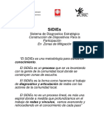 SIDIES Sistema de Diagnostico Estrategico. Construcción de Dispositivos para La Participación en Zonas de Mitigación PDF