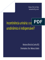incontinncia urinria- estudo urodinmico