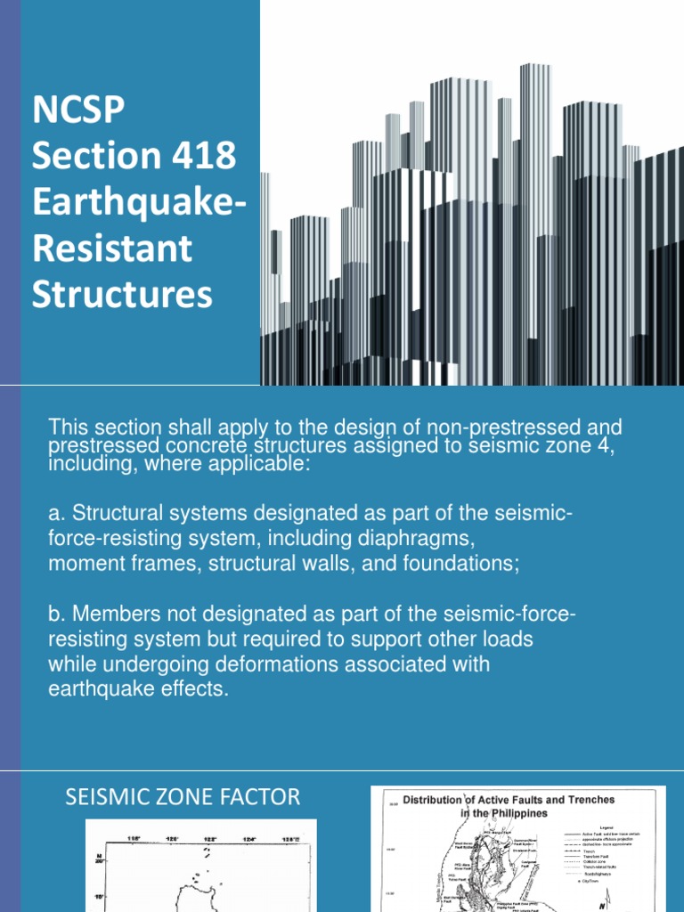 Seismic Design Guidelines for Zone 4 | PDF | Technology & Engineering