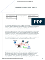 Jobsheet 10 Konfigurasi Hotspot Di Router Mikrotik - 4djie PDF