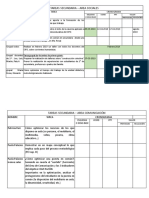 Cronograma 2019 - Tareas Secundaria