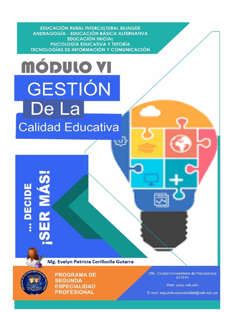 Gestión de La Calidad Educativa | PDF | Planificación | Gestión de la ...