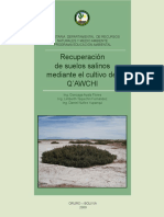 Recuperación de Suelos Salinos Mediante El Cultivo Del Q%u2019AWCHI PDF