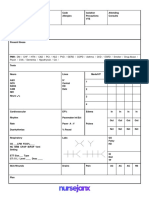 ICU Nurse Report Sheet