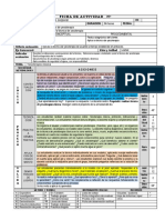 Modelo Ficha de Actividad Capacitacion