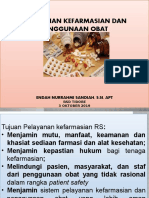 PELAYANAN KEFARMASIAN DAN PENGGUNAAN OBAT