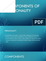 Components of personALITY