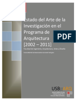Estado Del Arte Investigación Arquitectura (2002 - 2011) - Ballestas Jeamme