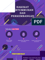 Hakikat Pertumbuhan Dan Perkembangan