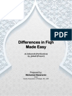 Differences in Fiqh Made Easy