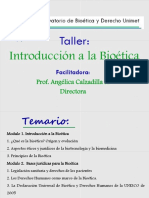 Taller Introducción A La Bioética