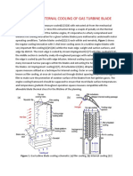 Final Internal and External Cooling of Gas Turbine Blade