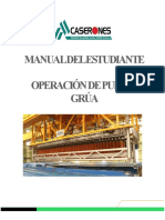 Manual Operación de Puente Grúa