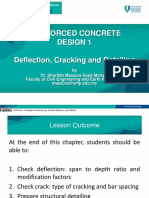 Reinforced Concrete Design Guide on Deflection, Cracking & Detailing