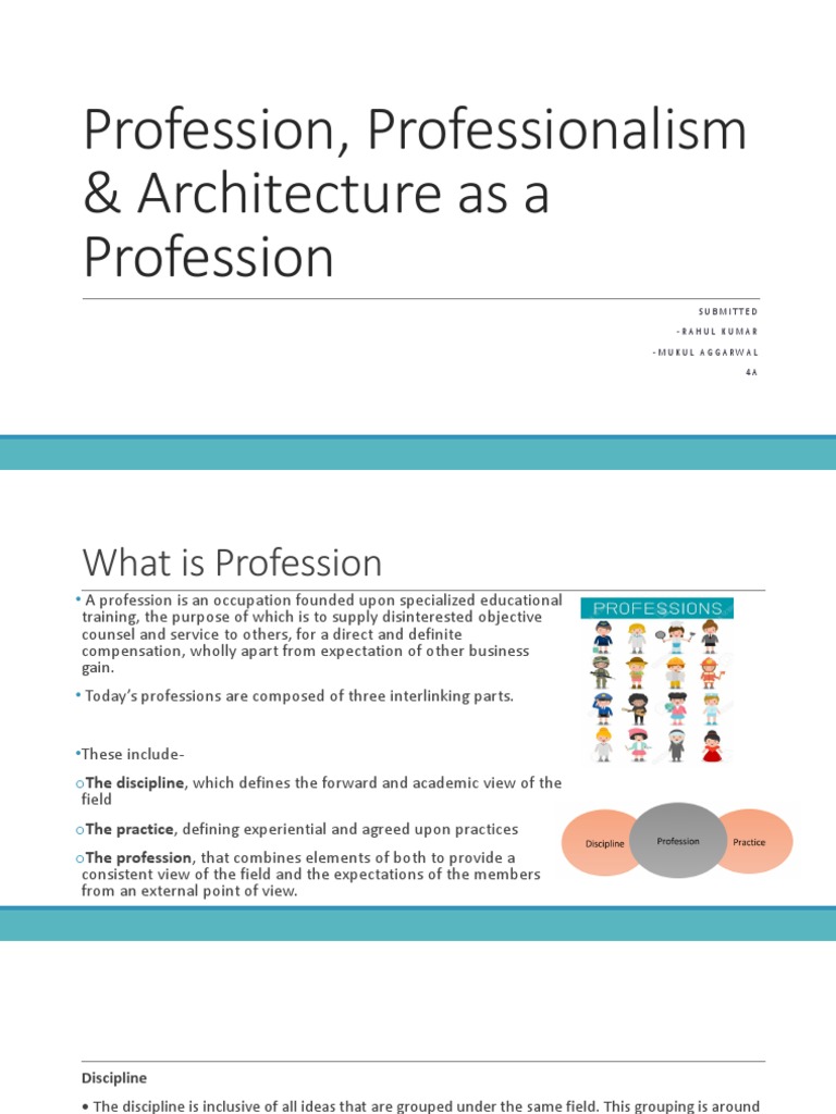 Defining A Profession Pdf , What does it mean to be a professional? – DFXK