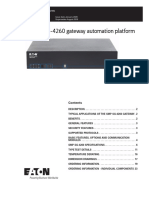 SMP SG 4260 Gateway Automation Platform Ca912003en
