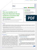 The Case Number 52 of Ruprecht Majewski-Bosma Syndrome Associated With Atrial Septal Defect