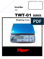 คู่มือใช้งาน ฉบับภาษาไทย TWT-01 SERIES