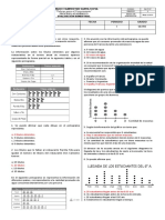 Evaluación Bimestral Estad Sexto