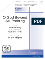 O GOD BEYOND ALL PRAISING (Mark Hayes) PDF