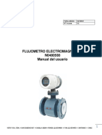 Manual Flujometro Electromagnetico