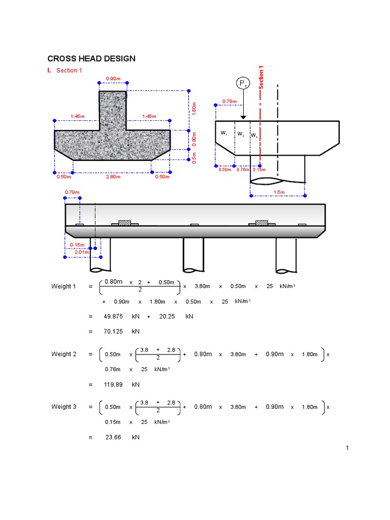 Cross Head Design Load Calculations | PDF | Nature