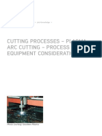 Cutting Processes - Plasma Arc Cutting - Process and Equipment Considerations - Job Knowledge 51 - TWI