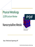 Nanocrystalline materials