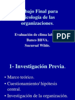 BBVA. Trabajo Final